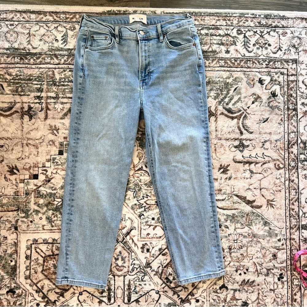 Boden Mid Rise Slim Straight Leg Denim Jeans- 30